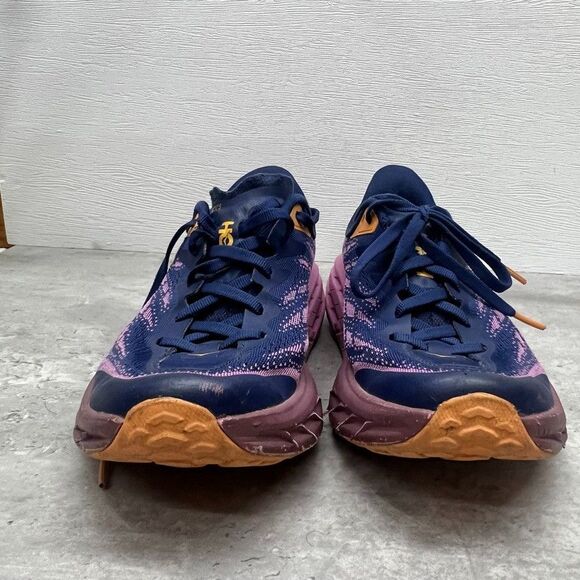 Hoka One One Speedgoat 5 Low Top Blue Purple Running Shoes Womens Size 7B - Picture 4 of 8